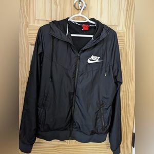 Black Nike wind breaker